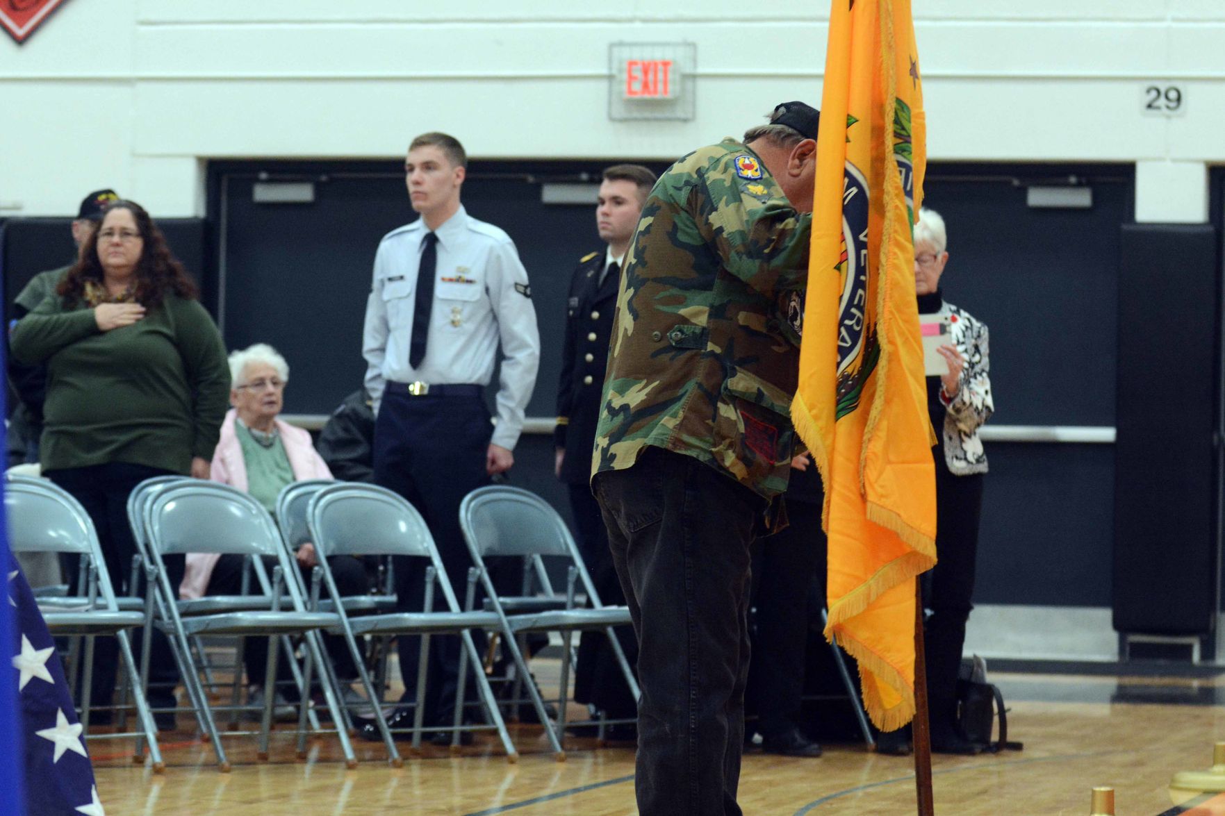 Portage High School Veterans Day ceremony 2019